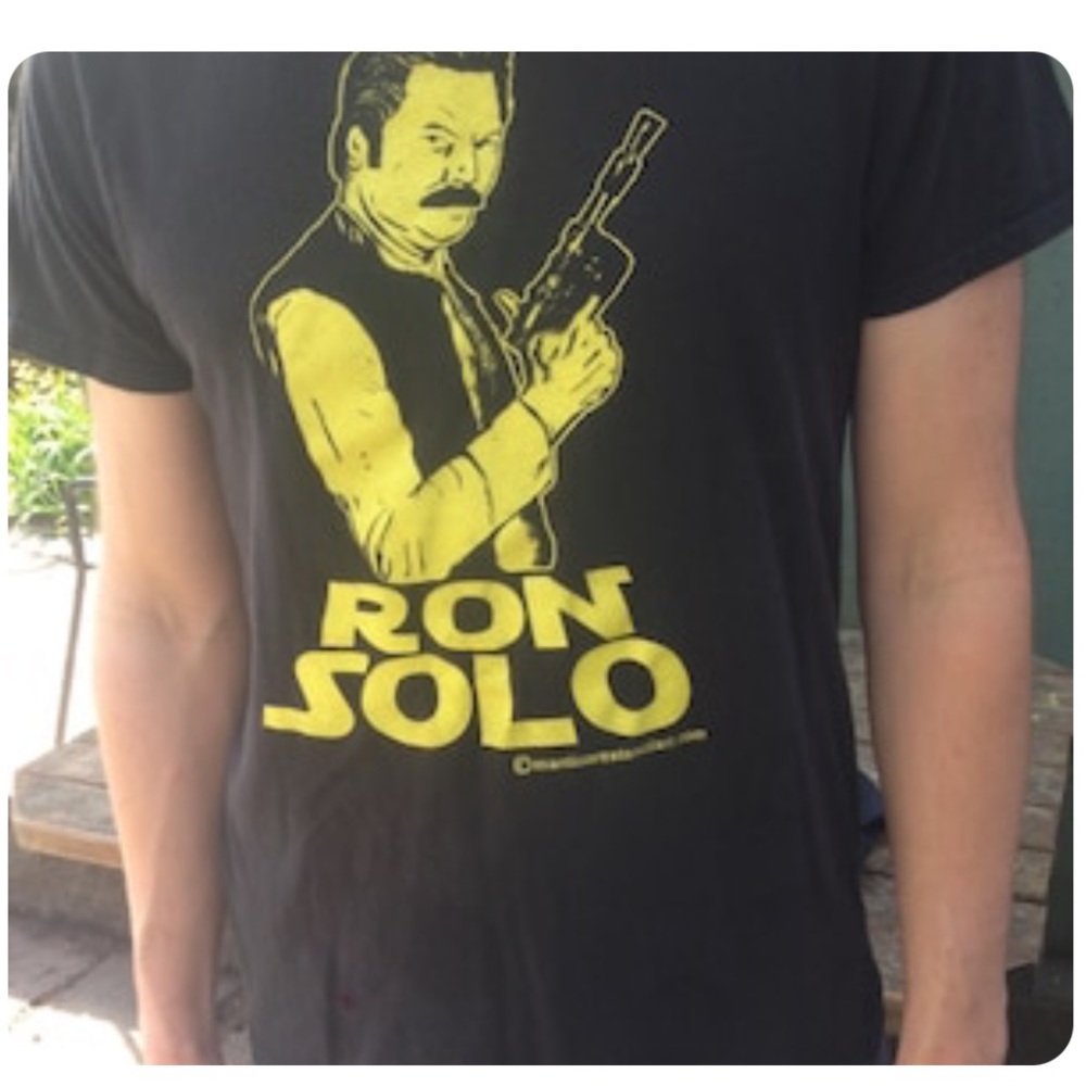 District Men’s XXL T-Shirt “Ron Solo” Parks and Recreation/Star Wars